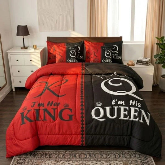 COMBO EDREDON PREMIUM 7 PIEZAS - PAREJAS