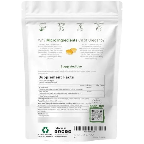 Cápsulas de Aceite de Orégano