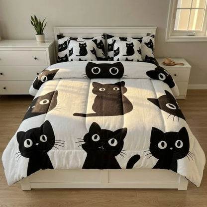 COMBO EDREDON PREMIUM 7 PIEZAS - ANIMAL