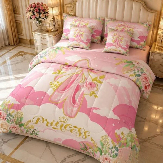 COMBO EDREDON PREMIUM 7 PIEZAS - MUJER/NIÑA