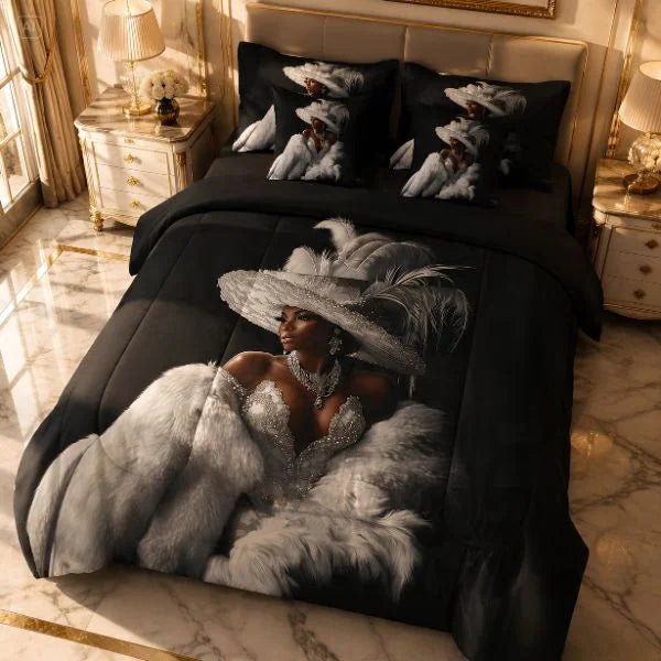 COMBO EDREDON PREMIUM 7 PIEZAS - MUJER/NIÑA