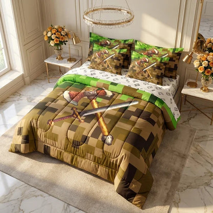 COMBO EDREDON PREMIUM 7 PIEZAS - HOMBRE/NIÑO