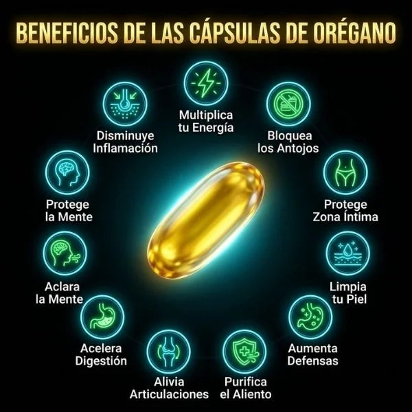 Cápsulas de Aceite de Orégano