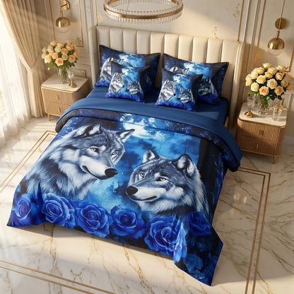 COMBO EDREDON PREMIUM 7 PIEZAS - ANIMAL