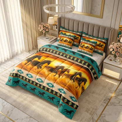 COMBO EDREDON PREMIUM 7 PIEZAS - ANIMAL
