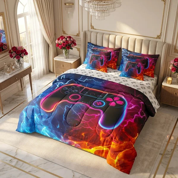 COMBO EDREDON PREMIUM 7 PIEZAS - HOMBRE/NIÑO